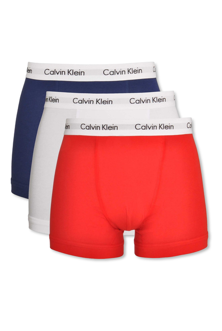 Cotton Stretch Trunks, Pack of 3